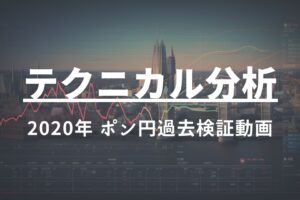 2020年 ポンド円過去検証動画 vol.10 / アップトレンド中のヨコヨコ調整の入り方