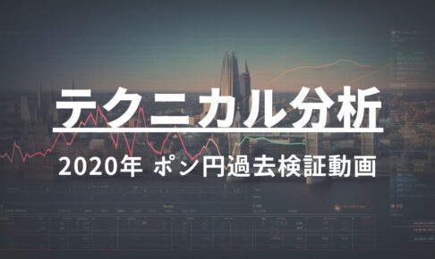 2020年 ポンド円過去検証動画 vol.10 / アップトレンド中のヨコヨコ調整の入り方