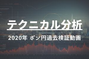 2020年 ポンド円過去検証動画 vol.15 / 日足の3波完成からの山尊天井の取り方と考え方