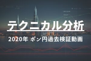 2020年 ポンド円過去検証動画 vol.20 / 4時間フラッグ形成の中身！