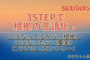 トレード根拠 確認 実行