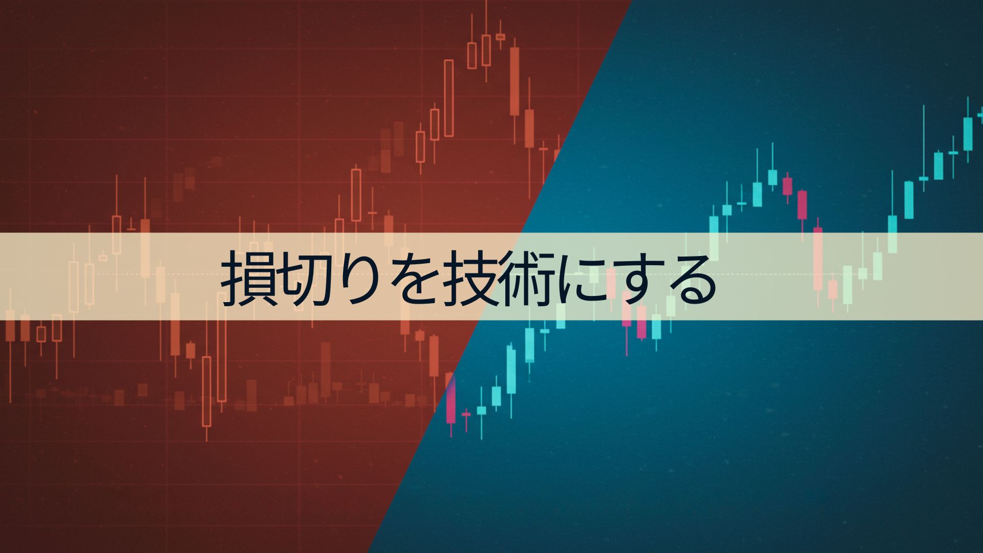 損切りを技術にする