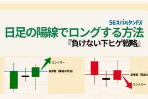 日足の陽線でロングする方法：負けない下ヒゲ戦略