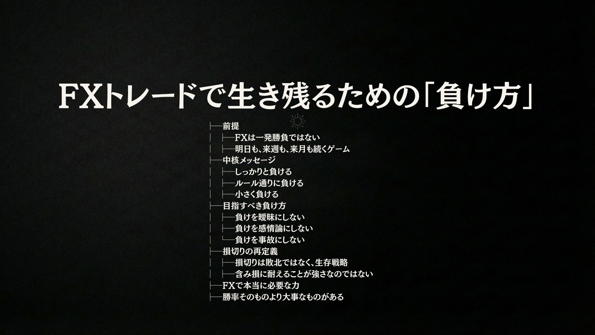 FXトレードで生き残るための「負け方」